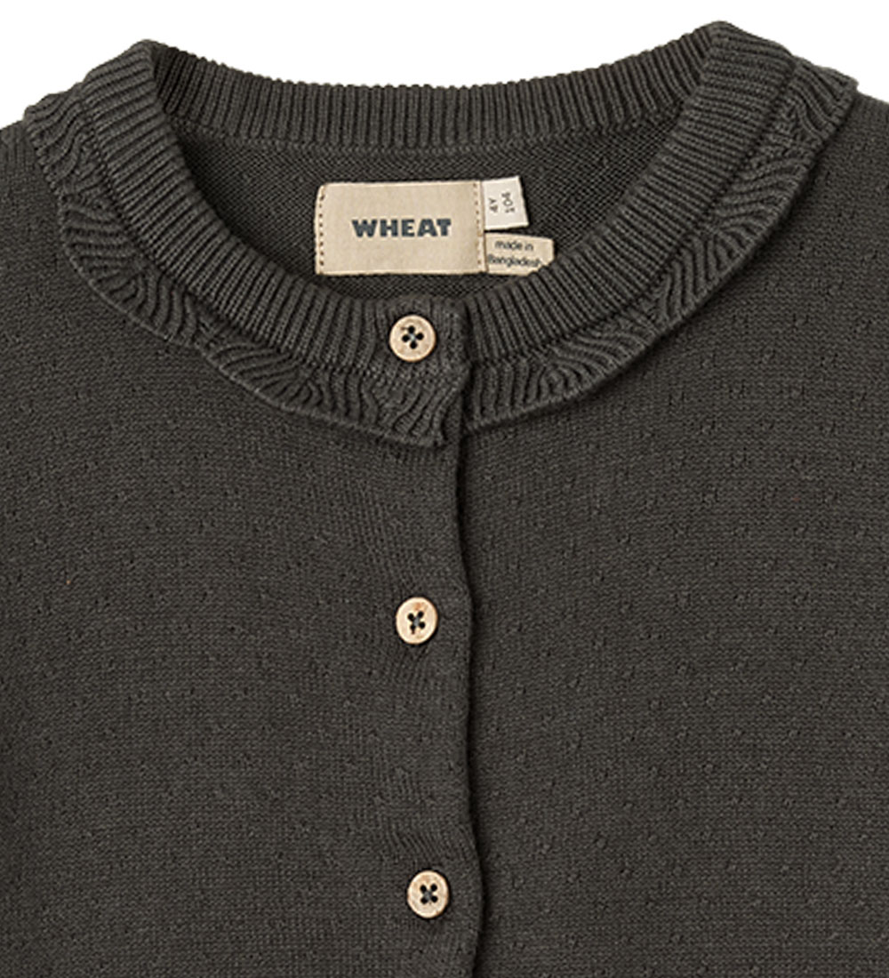 Wheat Cardigan - Knitted - Amy - Raven