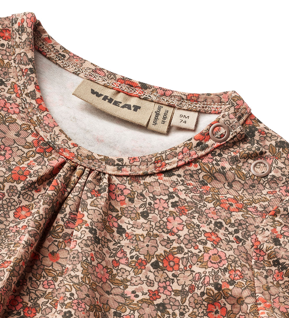 Wheat Bodysuit L/æ - Liv - Rose Flower Meadow
