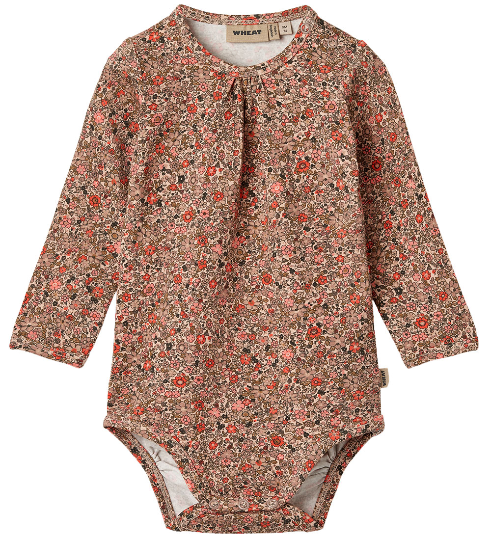 Wheat Bodysuit L/æ - Liv - Rose Flower Meadow