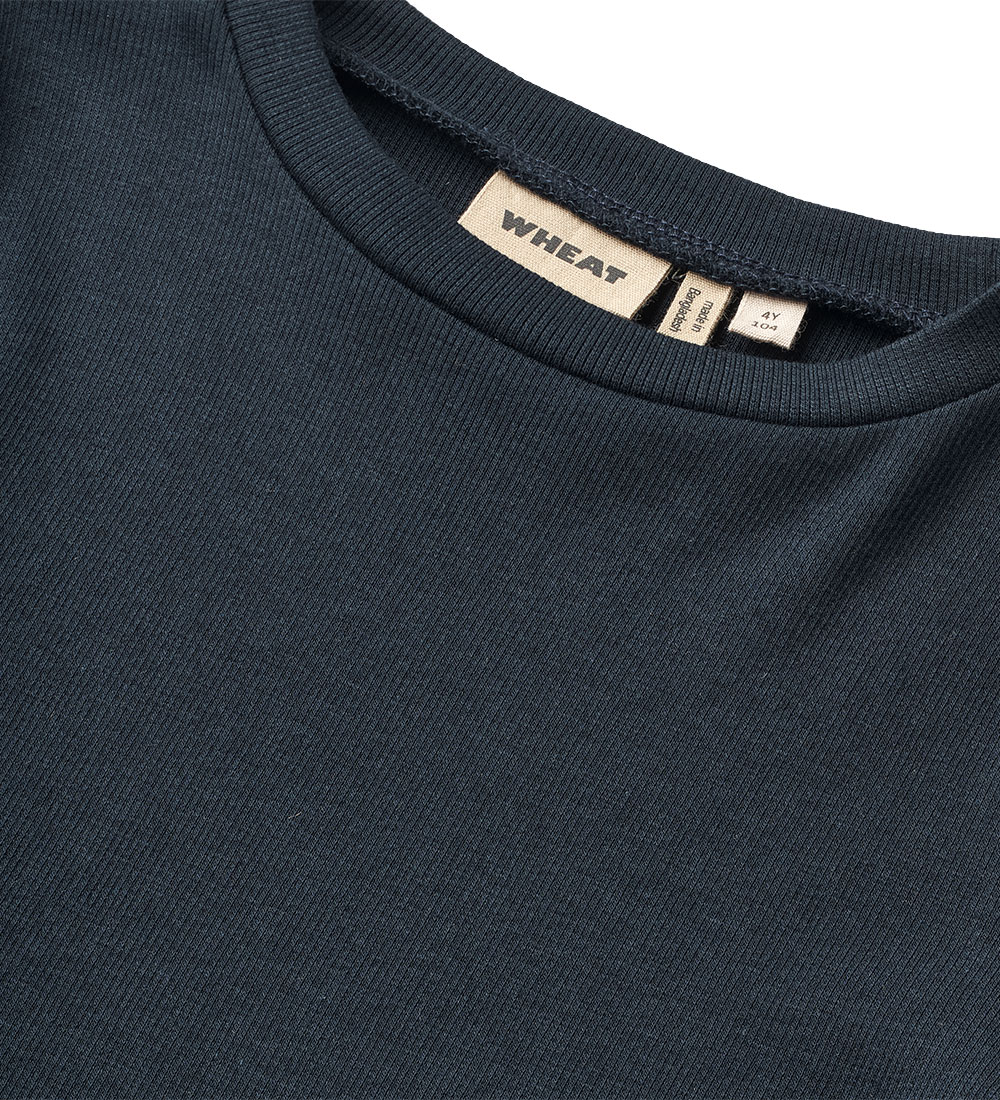 Wheat Bluse - Rib - Else - Navy