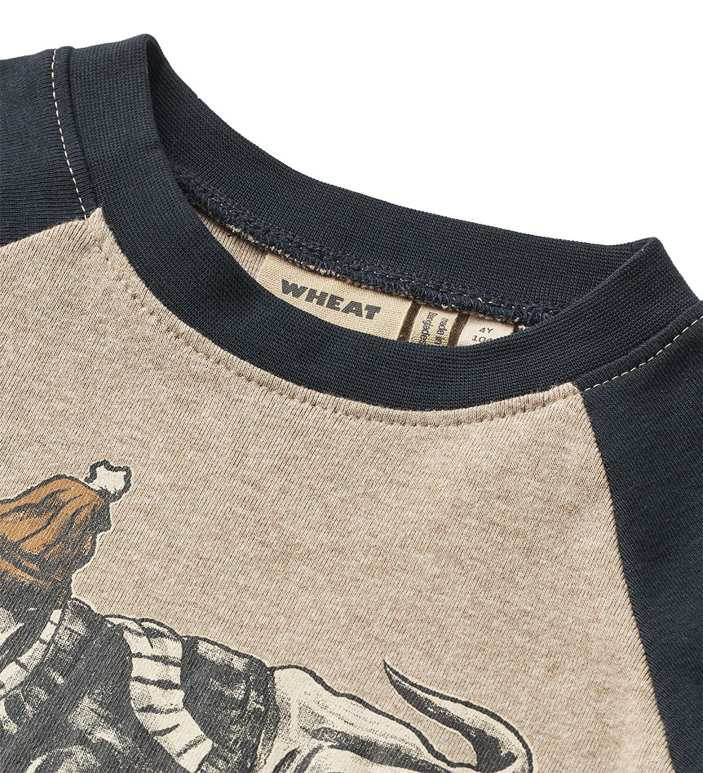 Wheat Blouse - Rolf - Gravel Melange