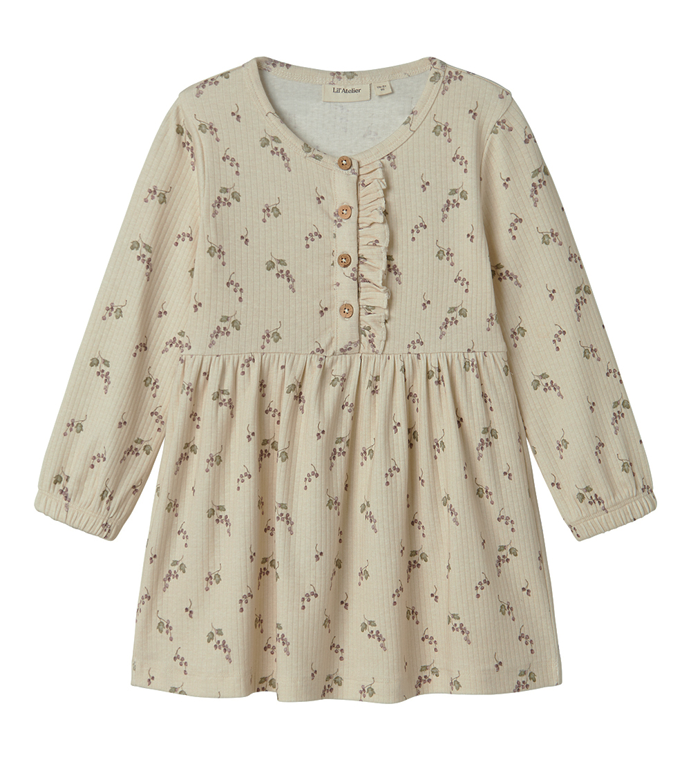 Lil' Atelier Dress - NmfGio - Birch/Berries