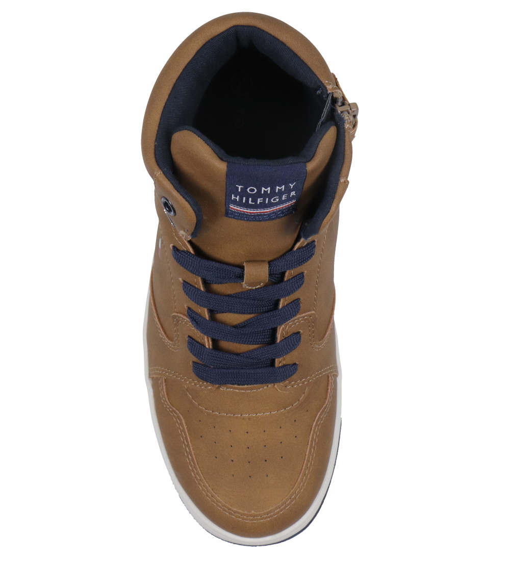 Tommy Hilfiger Boots - Mid Cutlace-Up - Tobacco