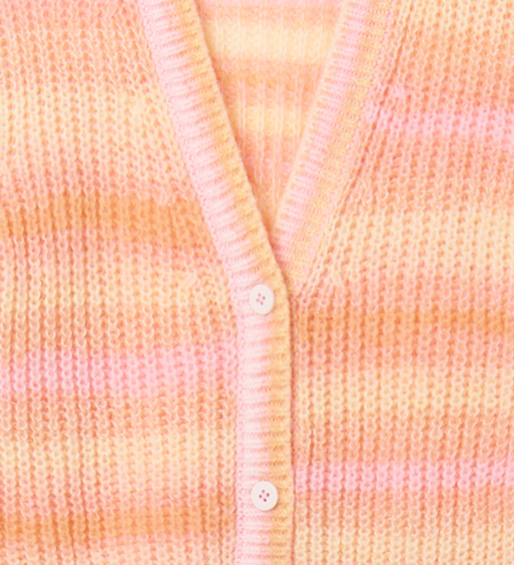 Stella McCartney Kids Neuletakki - Neulottu - Vaaleanpunainen/Or