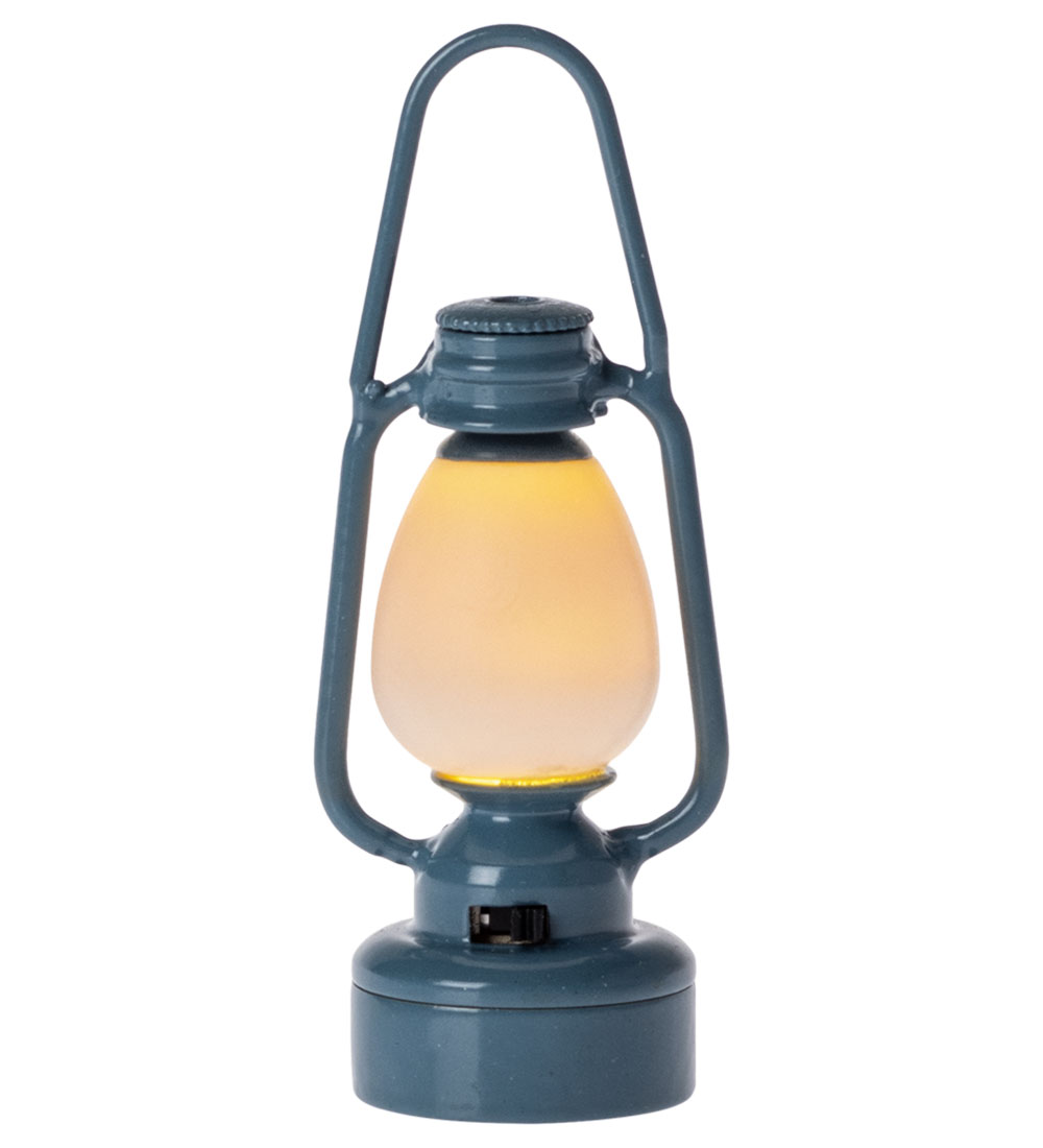 Maileg Smáljósker - Vintage lantern - Mús - Blá