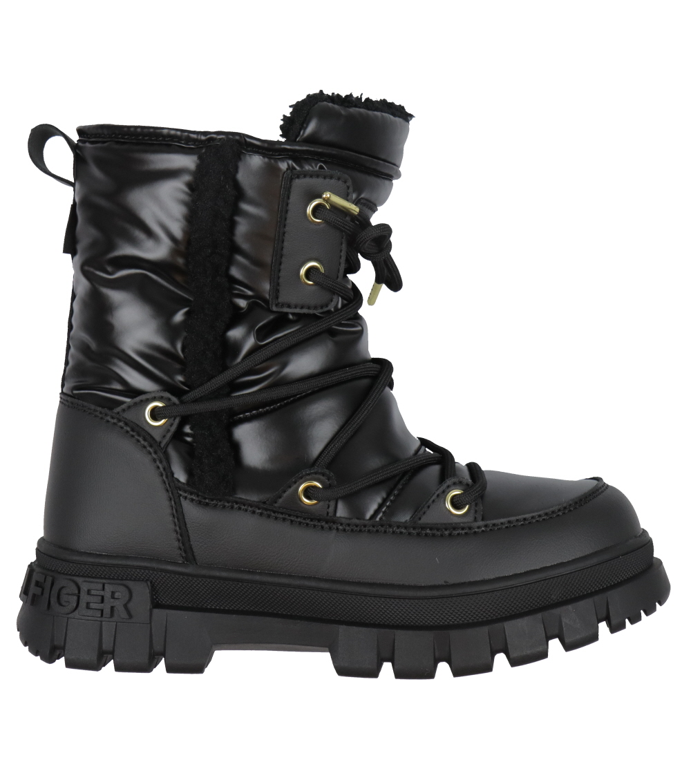 Tommy Hilfiger Winter Boots - Fur Boot - Black