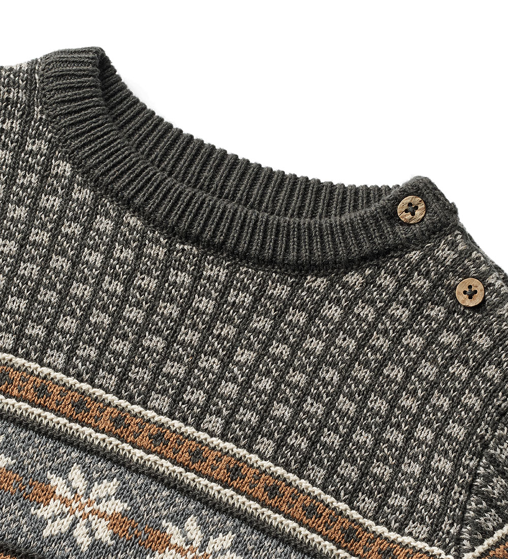 Wheat Bluse - Strick - Jacquard - Julius - Raven