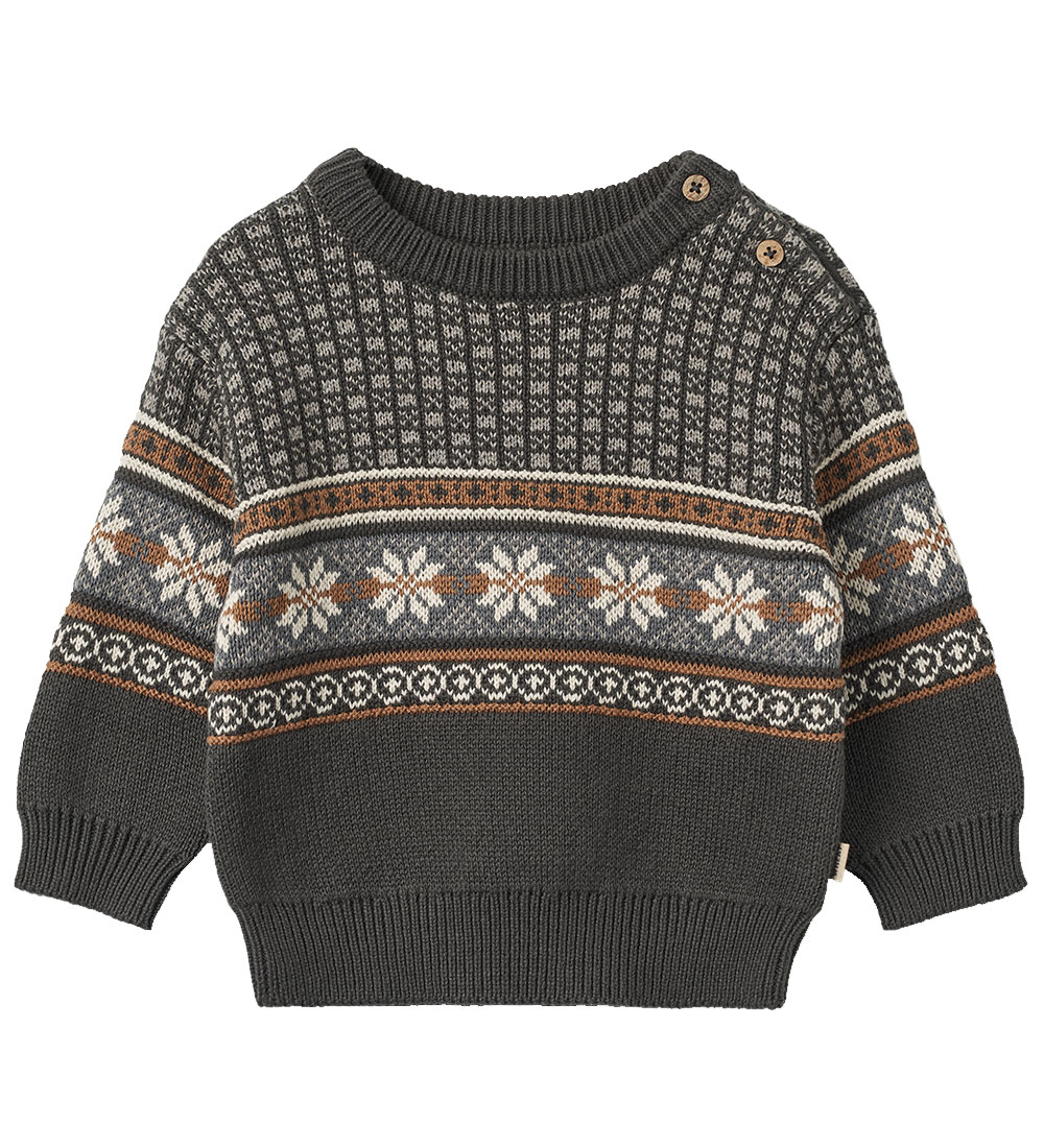 Wheat Bluse - Strick - Jacquard - Julius - Raven