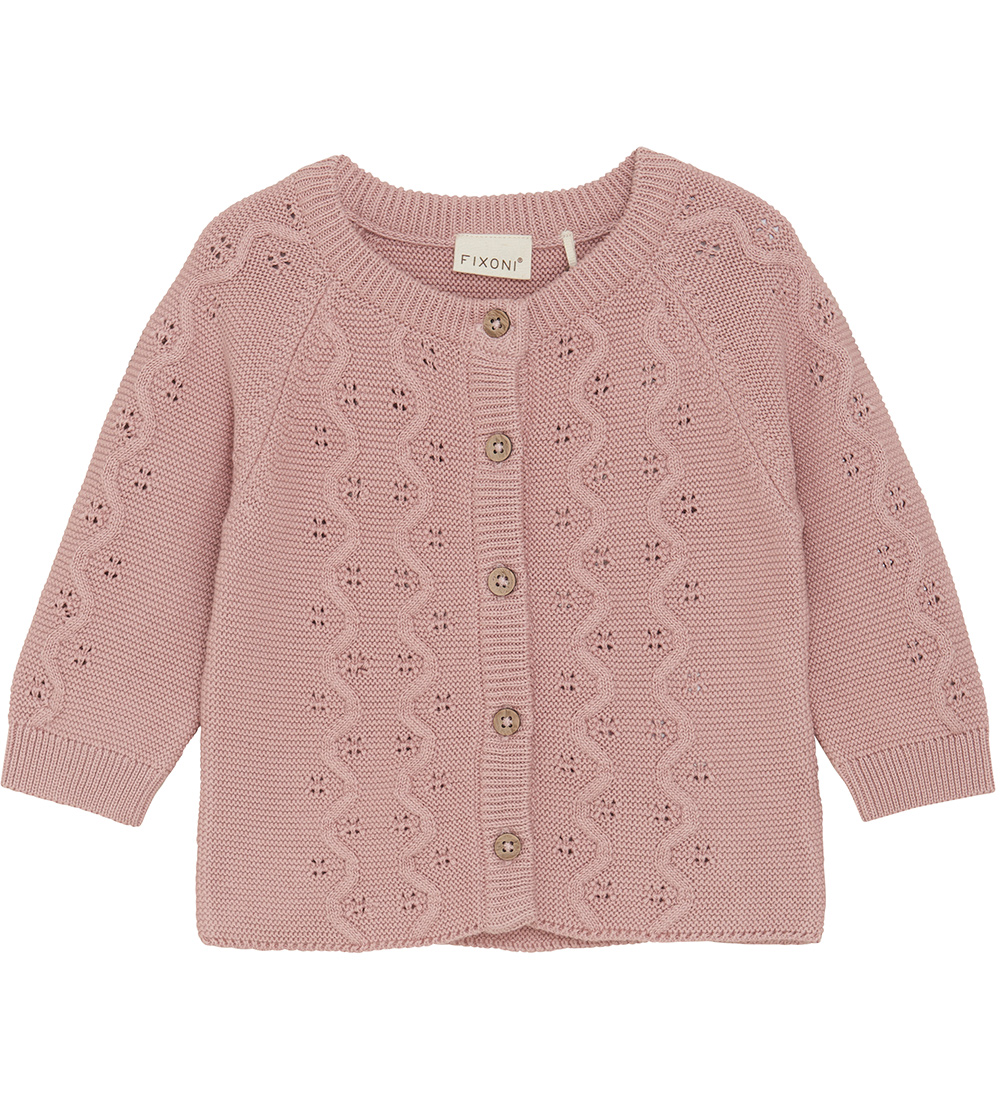 Fixoni Cardigan - Knitted - Pale Mauve