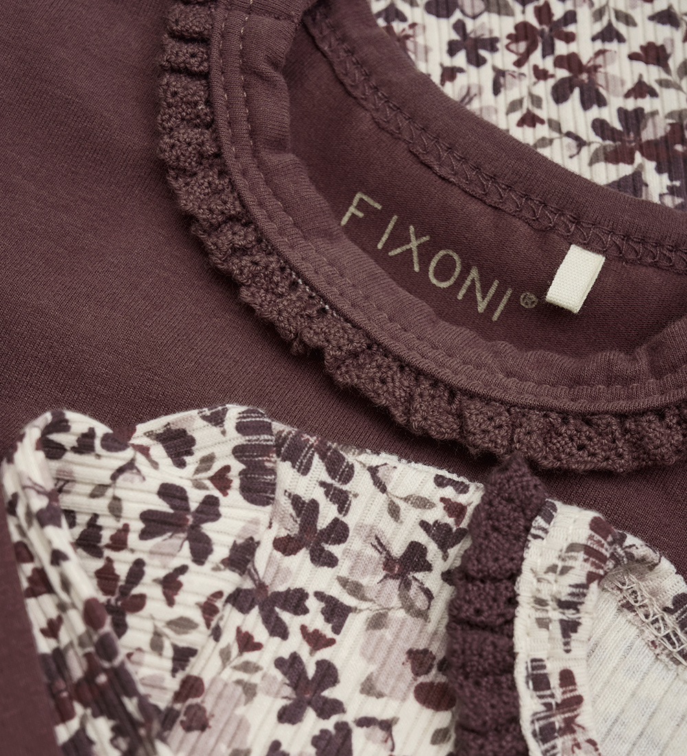 Fixoni Body L/æ - 2er-Pack - Rib - Heidelbeere