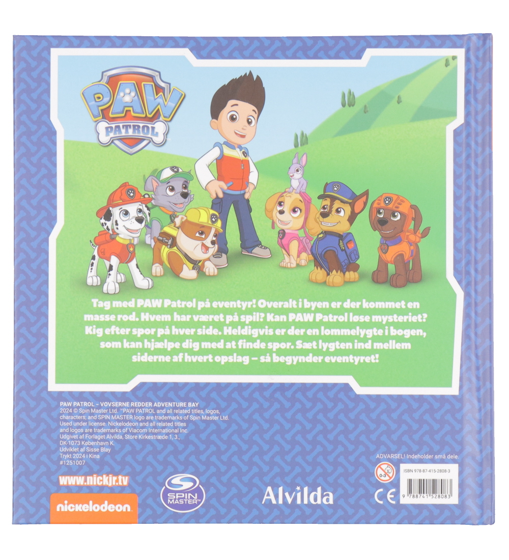 Alvilda Book - Flashlight Book - Paw Patrol