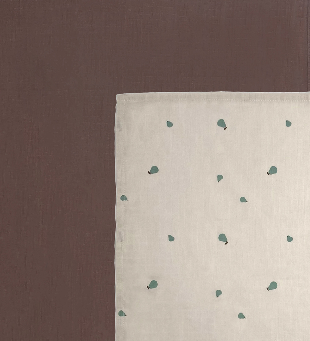 OYOY Muslin Cloths - 70x70cm - Muslin- 2-Pack - Clay/Brown