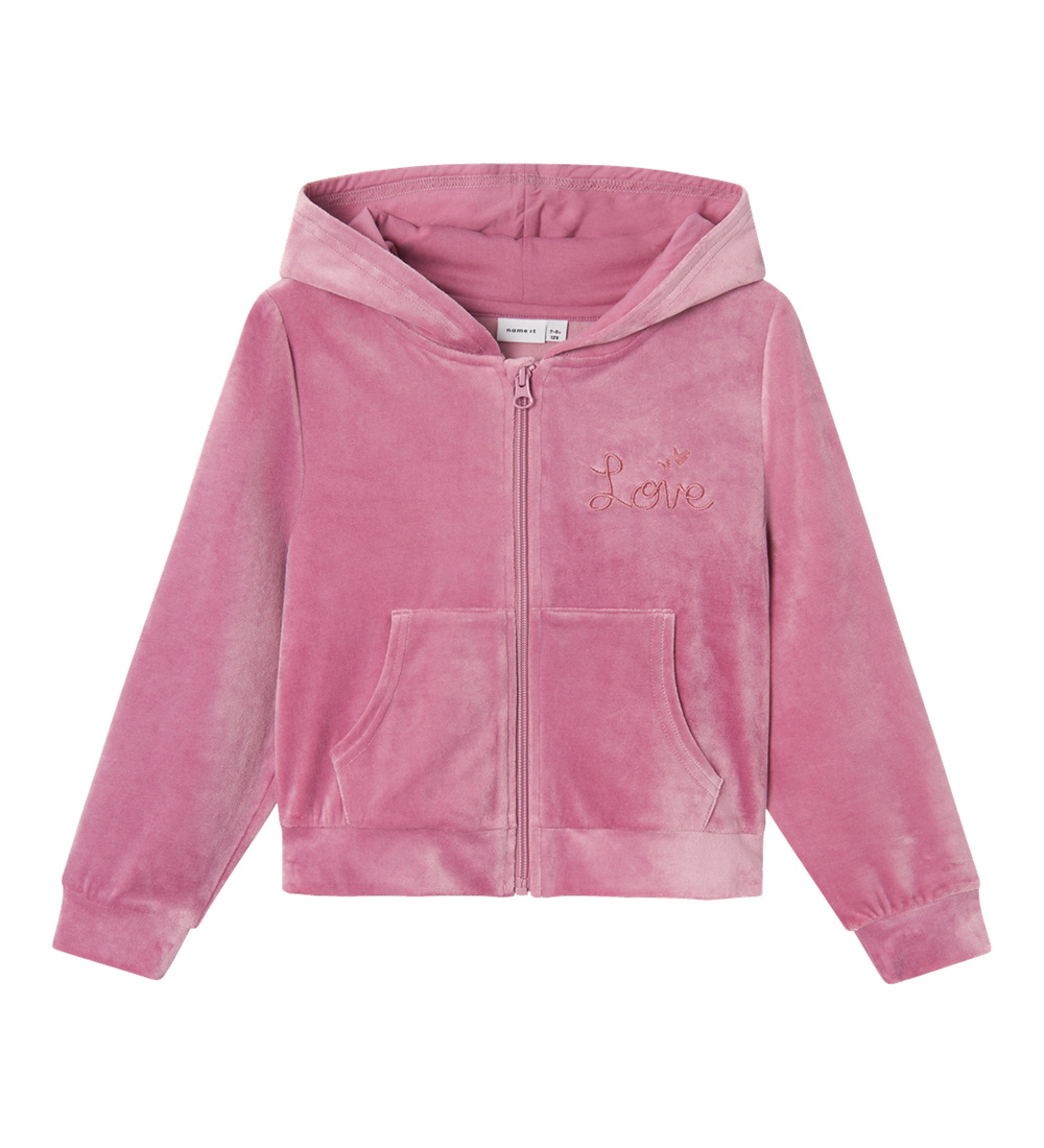 Name It Cardigan - NkfRagna - Short - Velvet - Mauve Orchid