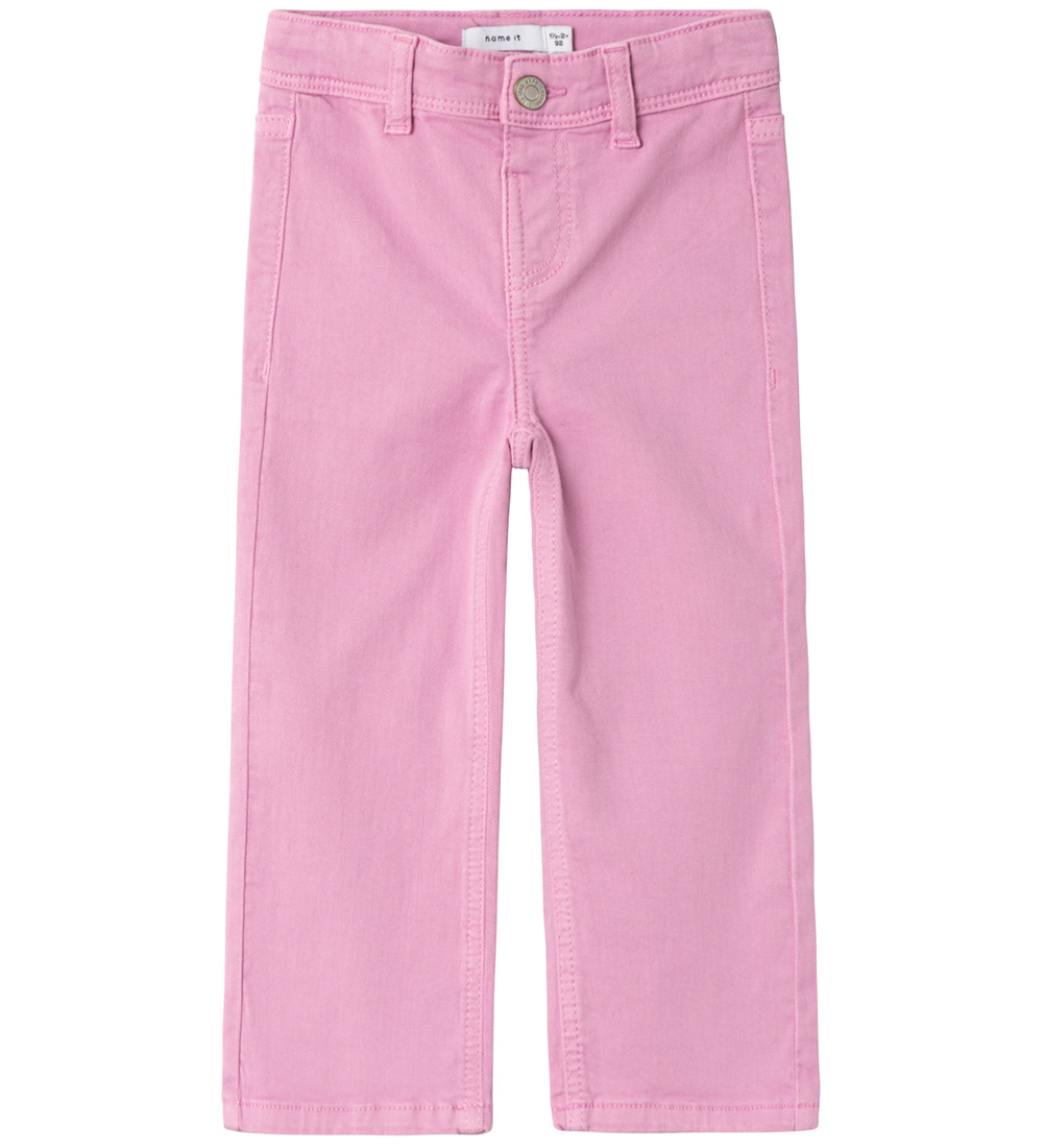 Name It Trousers - Twill - NmfPolly - Fuchsia Pink