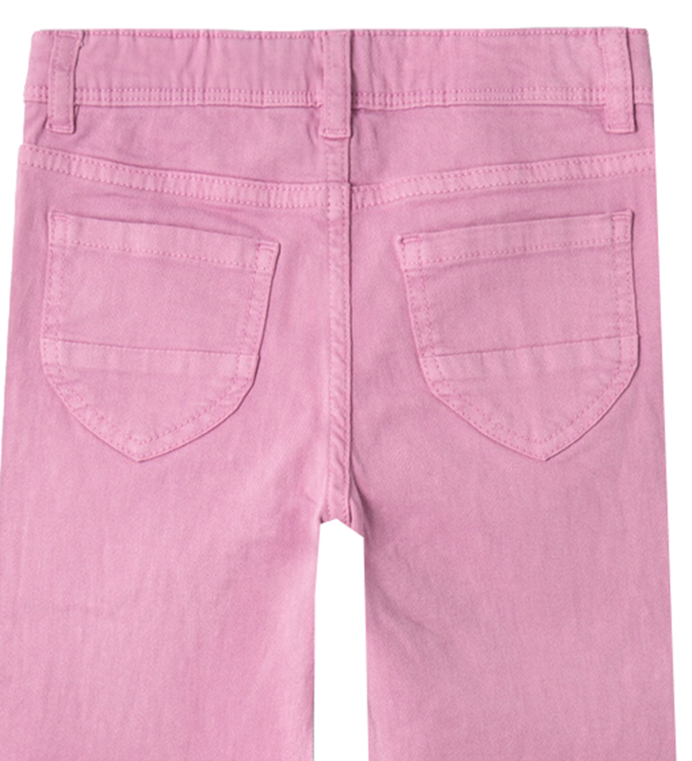 Name It Trousers - Twill - NkfPolly - Fuchsia Pink
