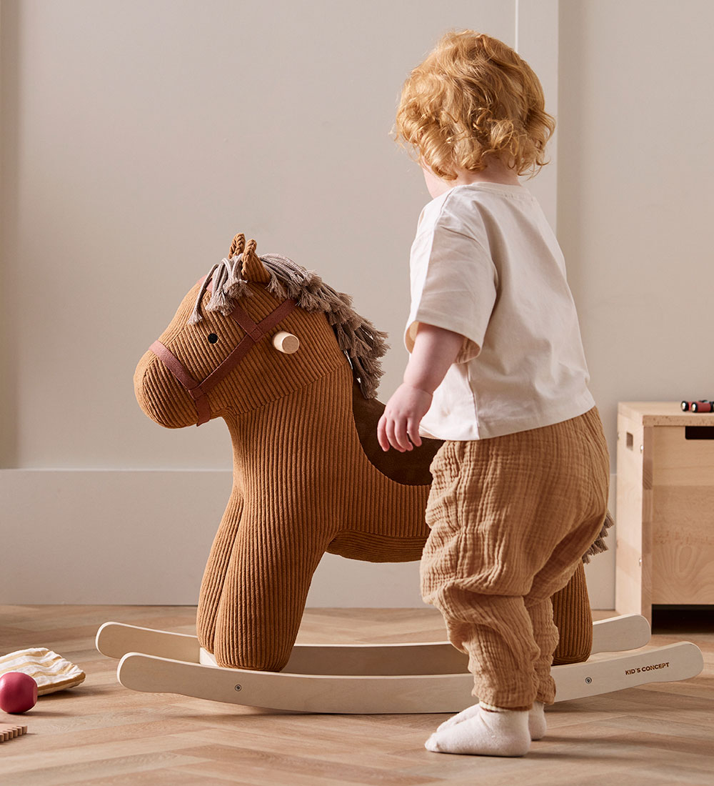 Kids Concept Schommelpaard - Vera - Aiden - Bruin