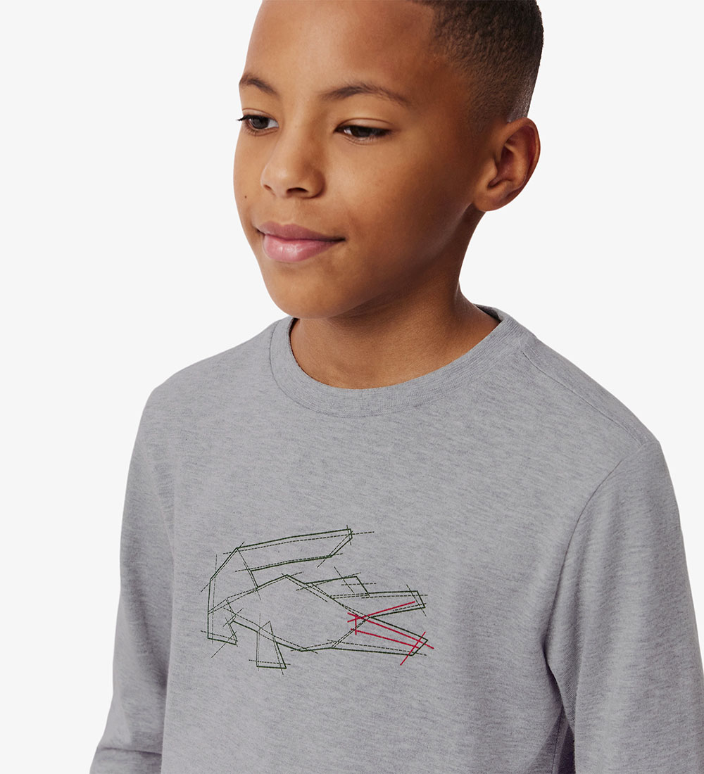 Lacoste T-skjorte - Sølv Kina