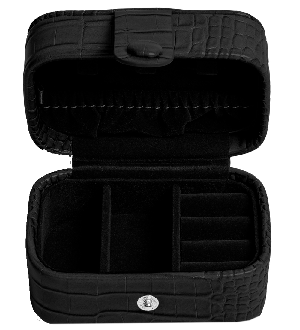 DAY ET Trinket Box - Mini - Croc - Black
