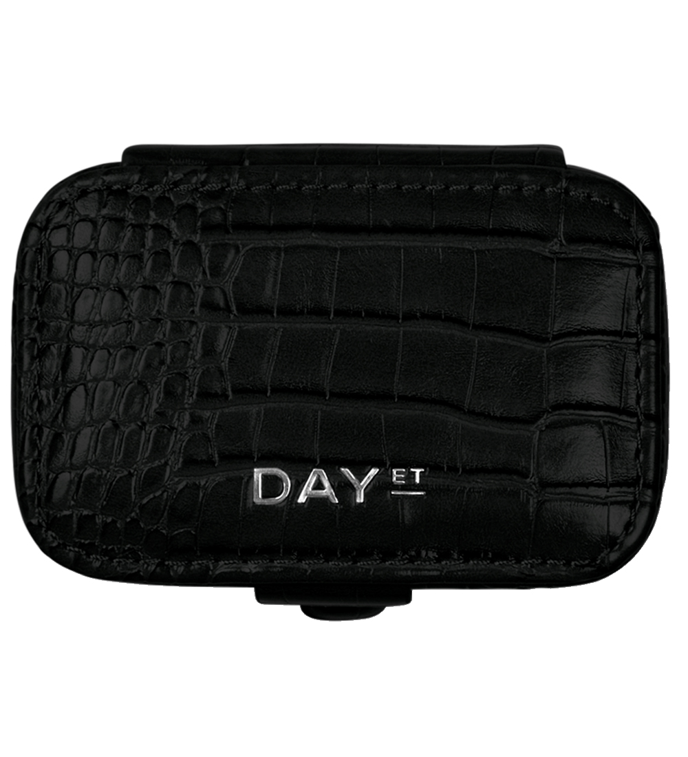 DAY ET Trinket Box - Mini - Croc - Black