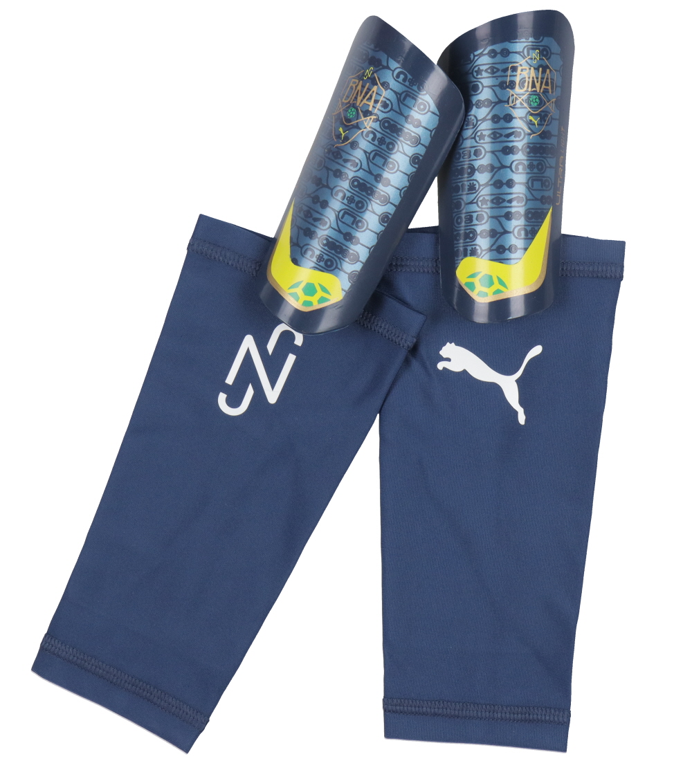 Puma Shin Pads - Neymar Jr - Ultra Light Sleeve - Blue