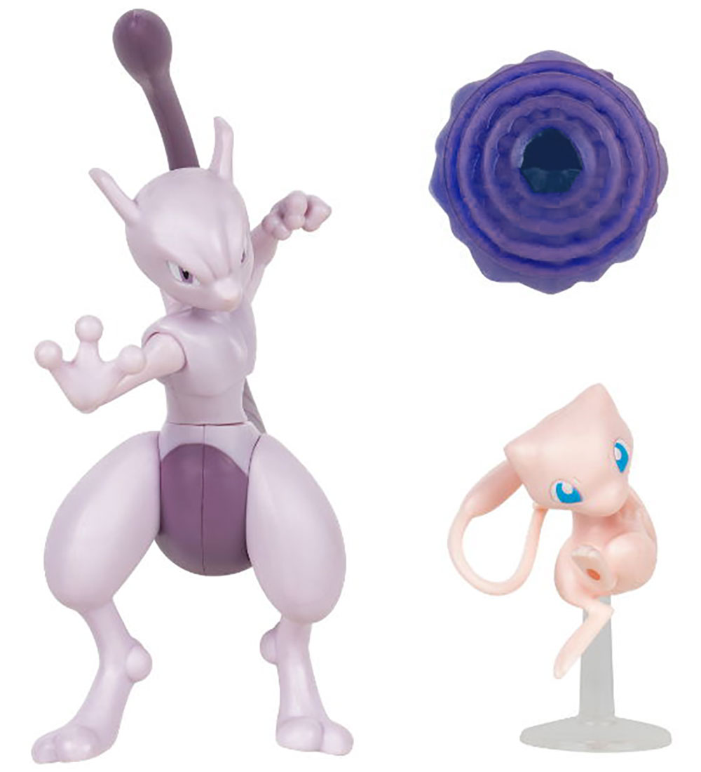 Pokémon Figur - Battle Figure 2er-Pack - Mewtwo Ente Mew