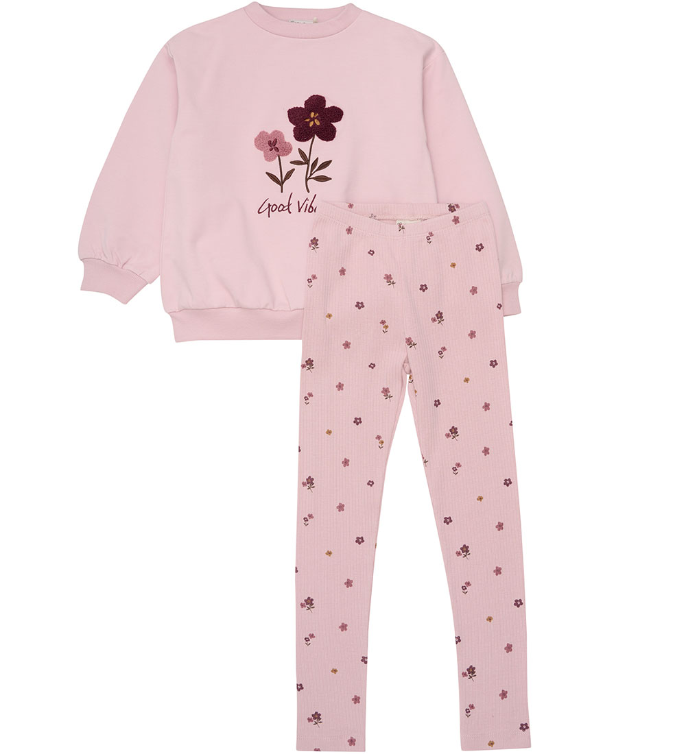Minymo Pyjama Set - 2 shared - Pale Mauve