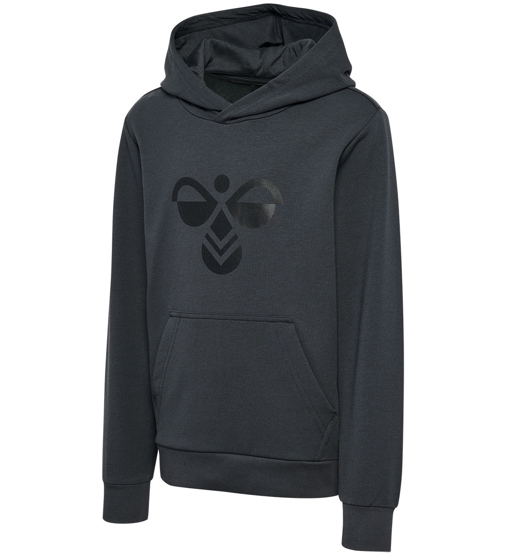 Hummel Hoodie - HmlCuatro - Asphalt/Black