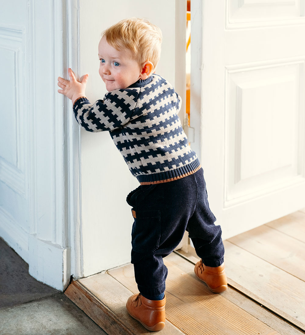 Hust and Claire Corduroy Trousers - Gus - Navy