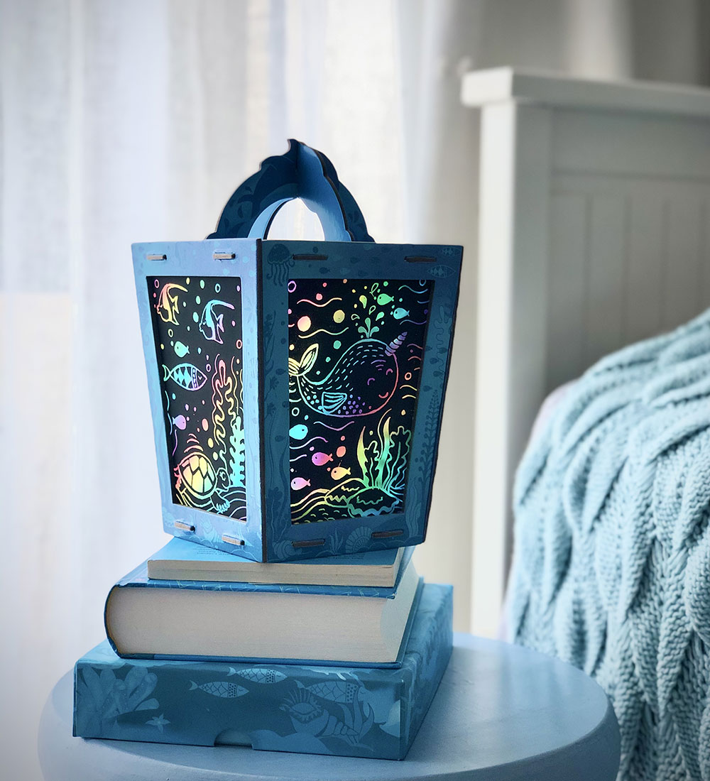 Box Candiy Creation Set - Lantern Scratch Art-Set - Totally Twil
