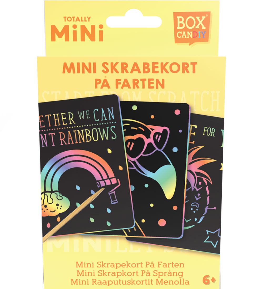 Box Candiy Creation Set - Mini Scratch cards - 16 pcs - Totally