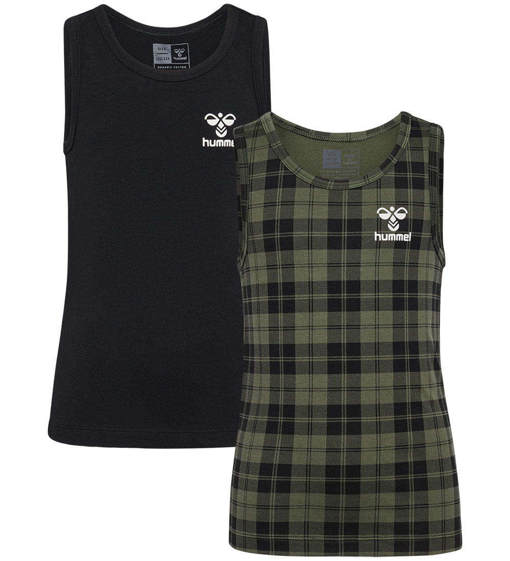 Hummel Undershirt - hmlNolan - 2-Pack - Dusty Olive
