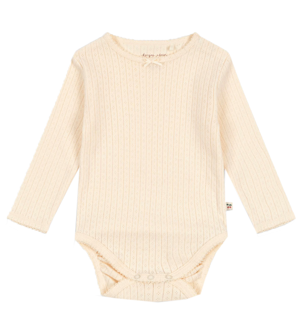 Konges Sløjd Bodysuit L/æ - Minnie - Buttercream