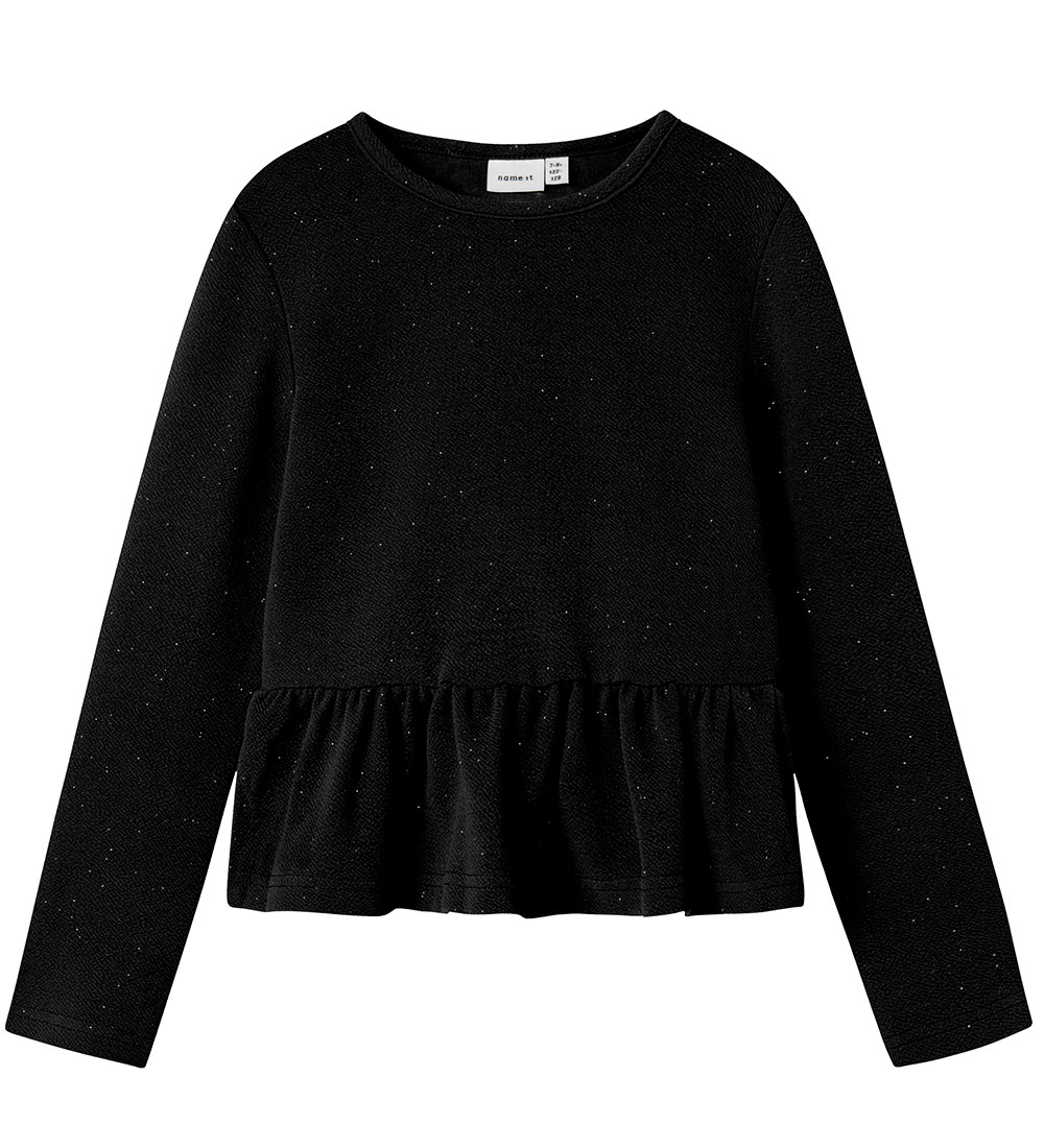 Name It Bluse - Kurz geschnitten -NkfRoka - Black