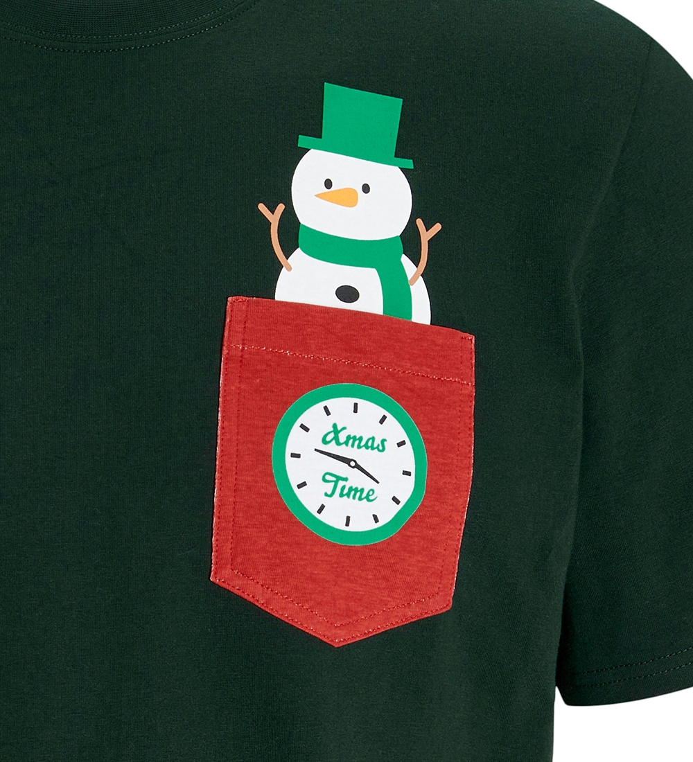 Jack & Jones T-shirt - JJXMAS - Scarab