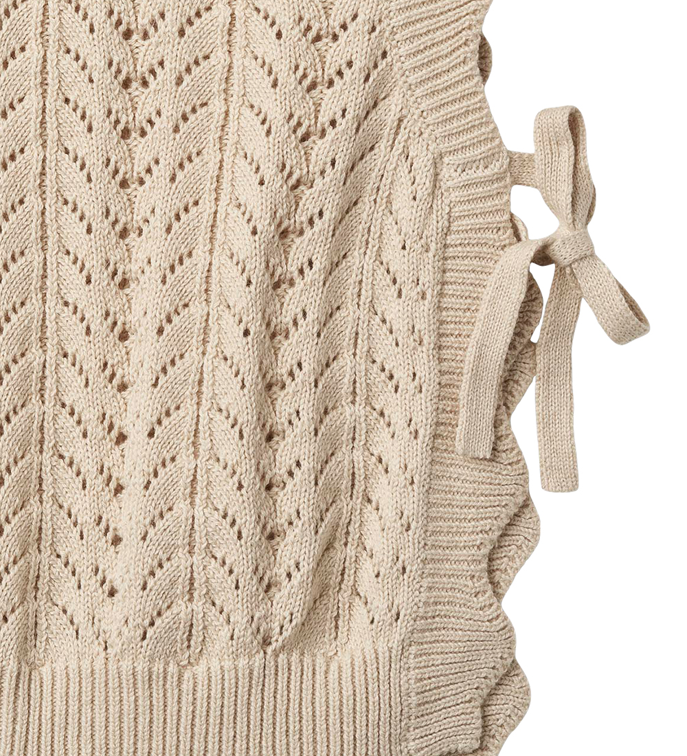 Fliink Waistcoat - Knitted - Nova - Sandshell