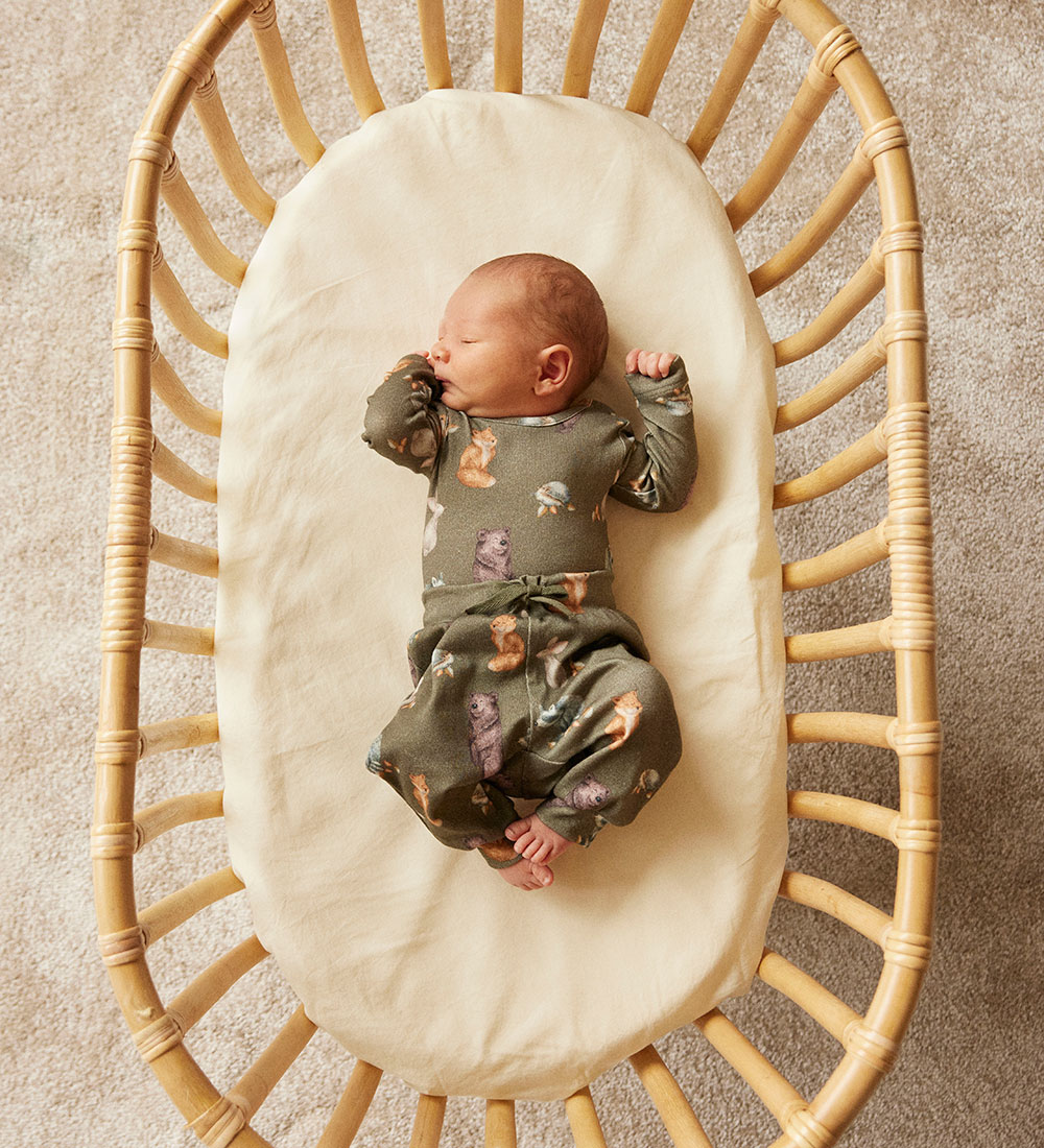 Name It Bodysuit L/æ - NbmOxygen - Tea Leaf