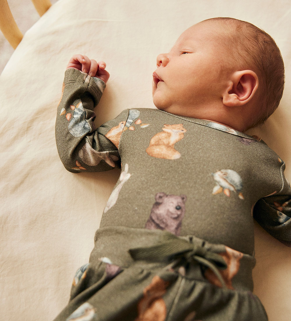 Name It Bodysuit L/æ - NbmOxygen - Tea Leaf