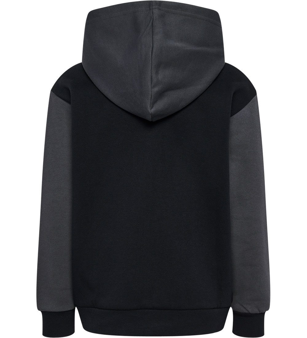 Hummel Cardigan w. Hood - hmlAlvin - Asphalt