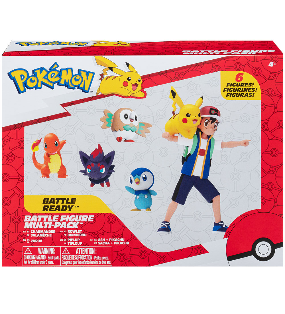 Pokémon Figure set - 6-Pack - Battle Figure Multipack