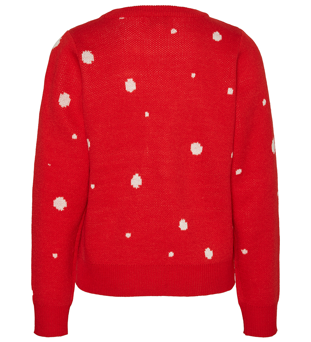 Vero Moda Girl Blouse - Knitted - VmnEwtinsel - Chinese Red