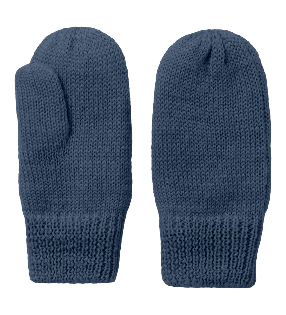 Name It Mittens - Wool - Knitted - NmnFlash - Dark Denim