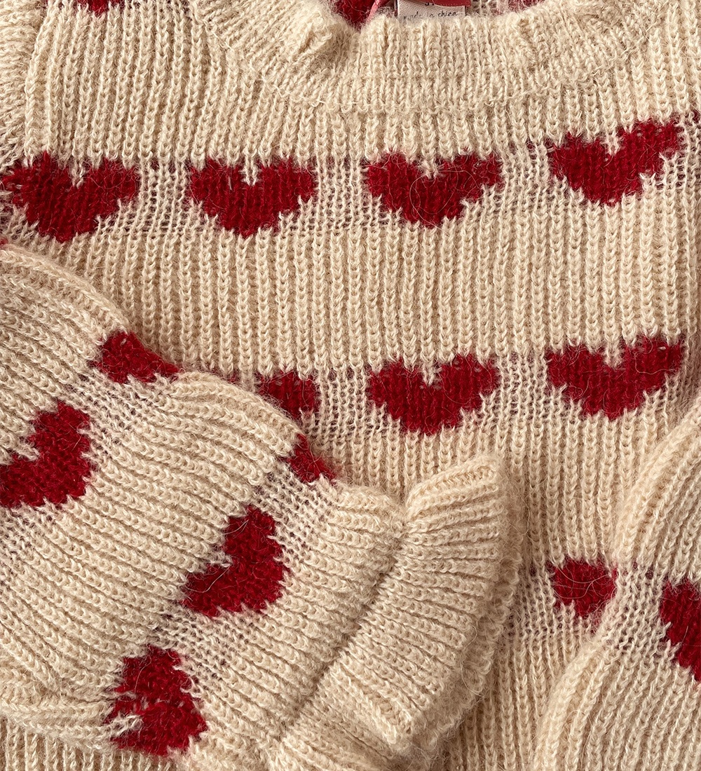 Blouse Konges Sløjd - Tricoté - Chanter - Heart