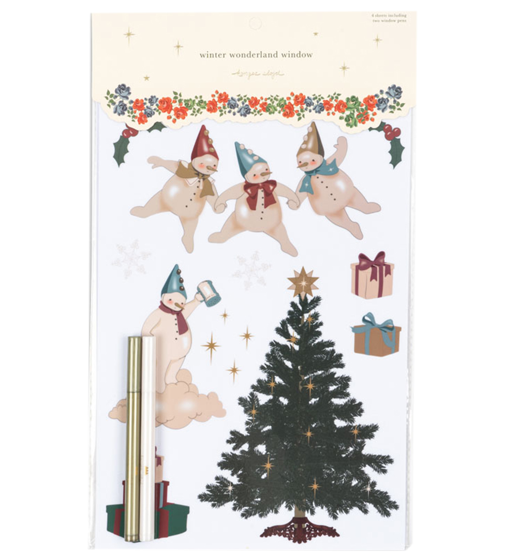 Konges Sløjd Window decoration set - Christmas - Let It Snow