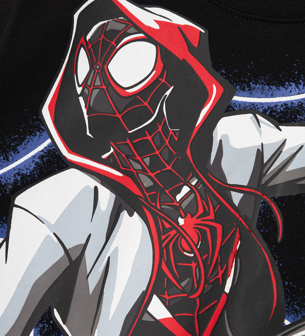 Name It Pyjama Set - NmmNos - Spider - Black