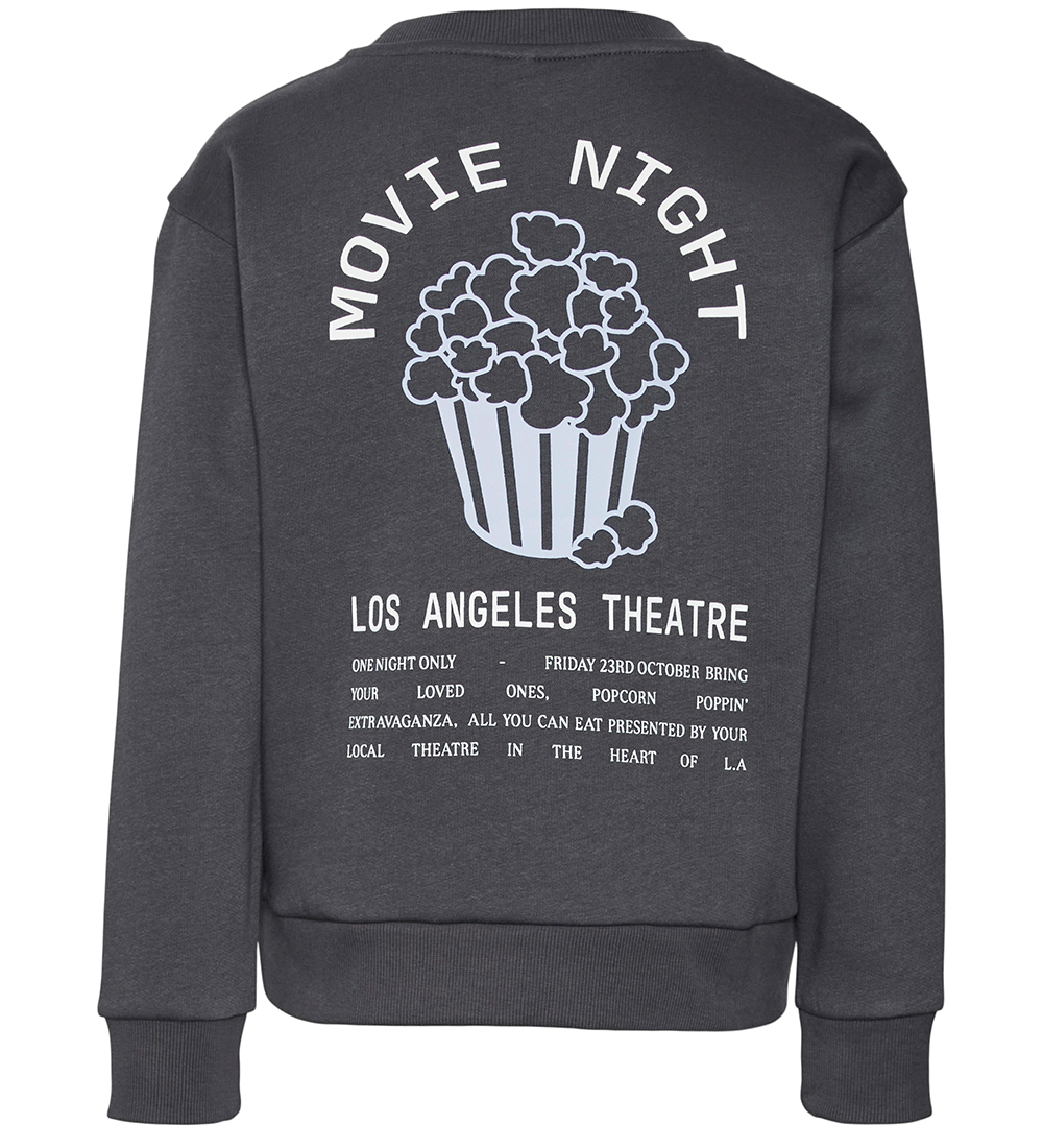 Vero Moda Girl Sweatshirt - VmBitte - Asphalt/Filmnacht