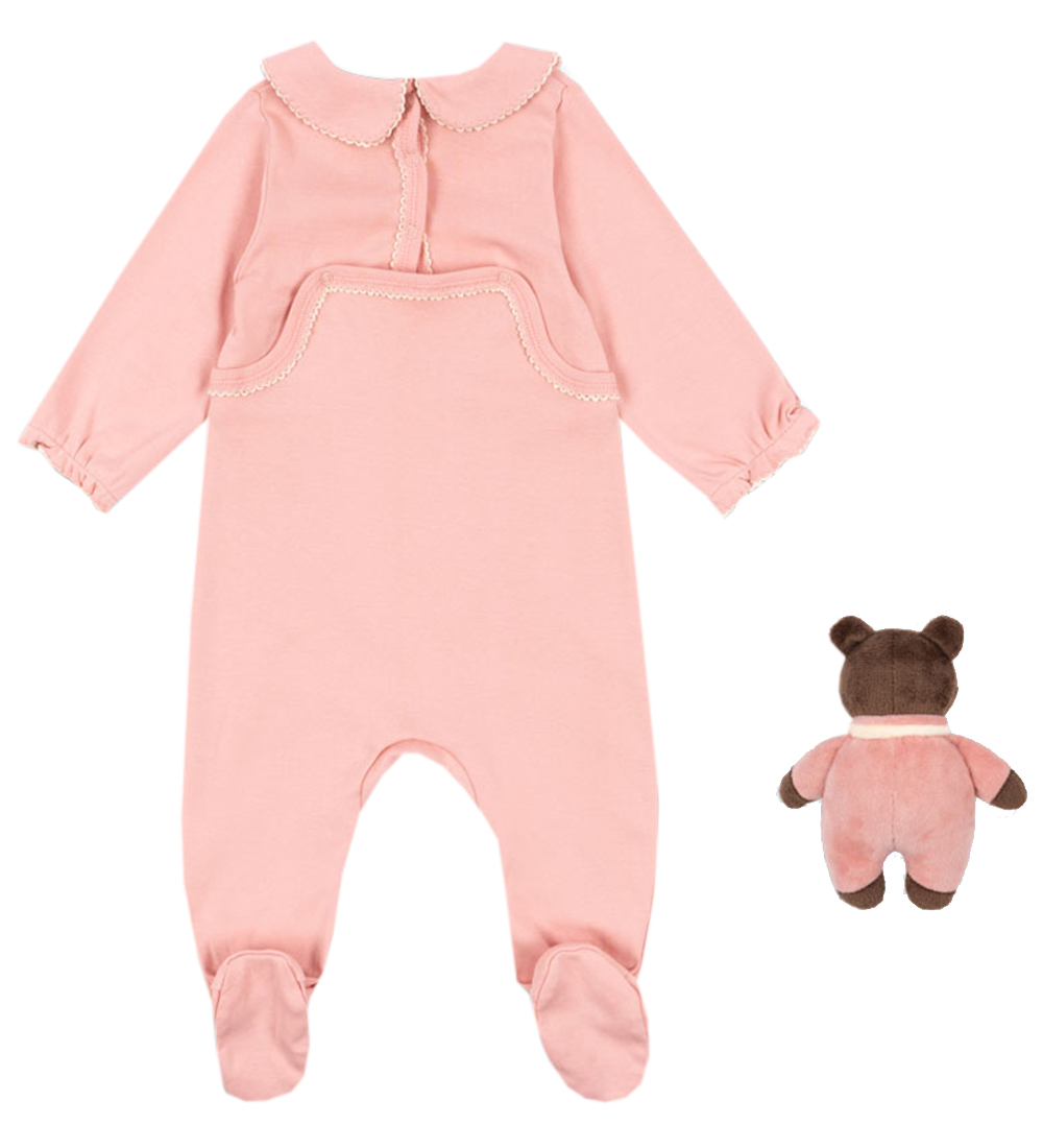 Konges Sløjd Gift Box - Jumpsuit/Soft Toy - Mellow Rose