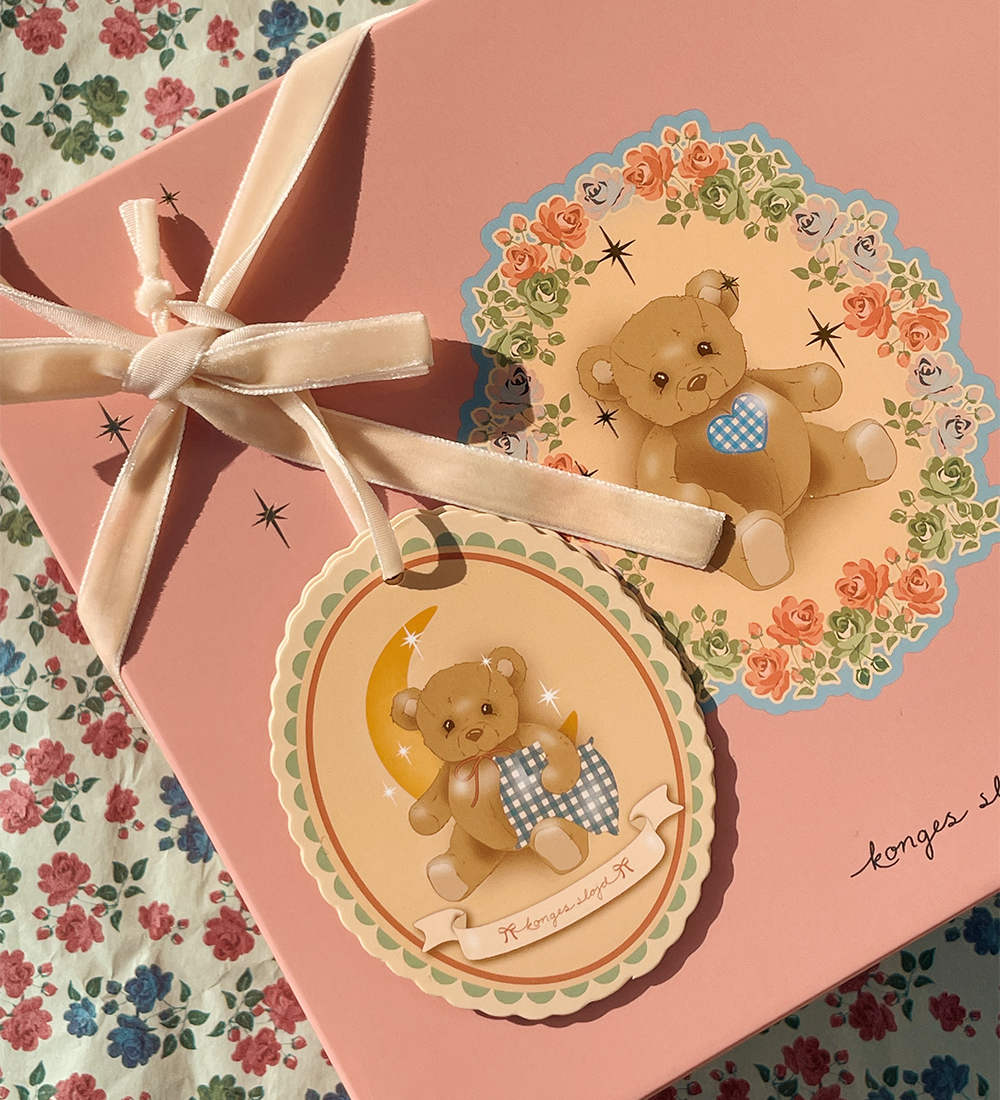 Konges Sløjd Gift Box - Jumpsuit/Soft Toy - Mellow Rose