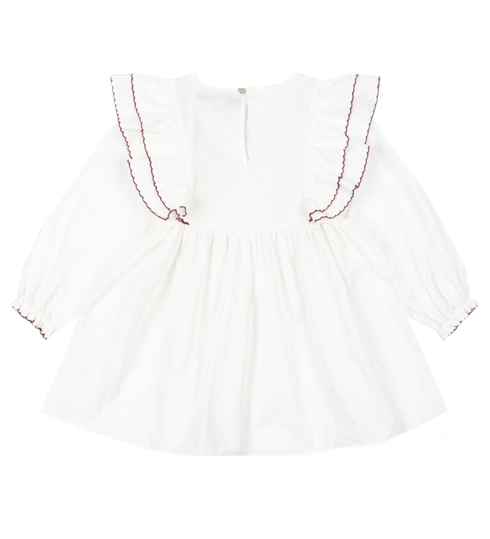 Konges Sløjd Dress - Coeur - Pure White