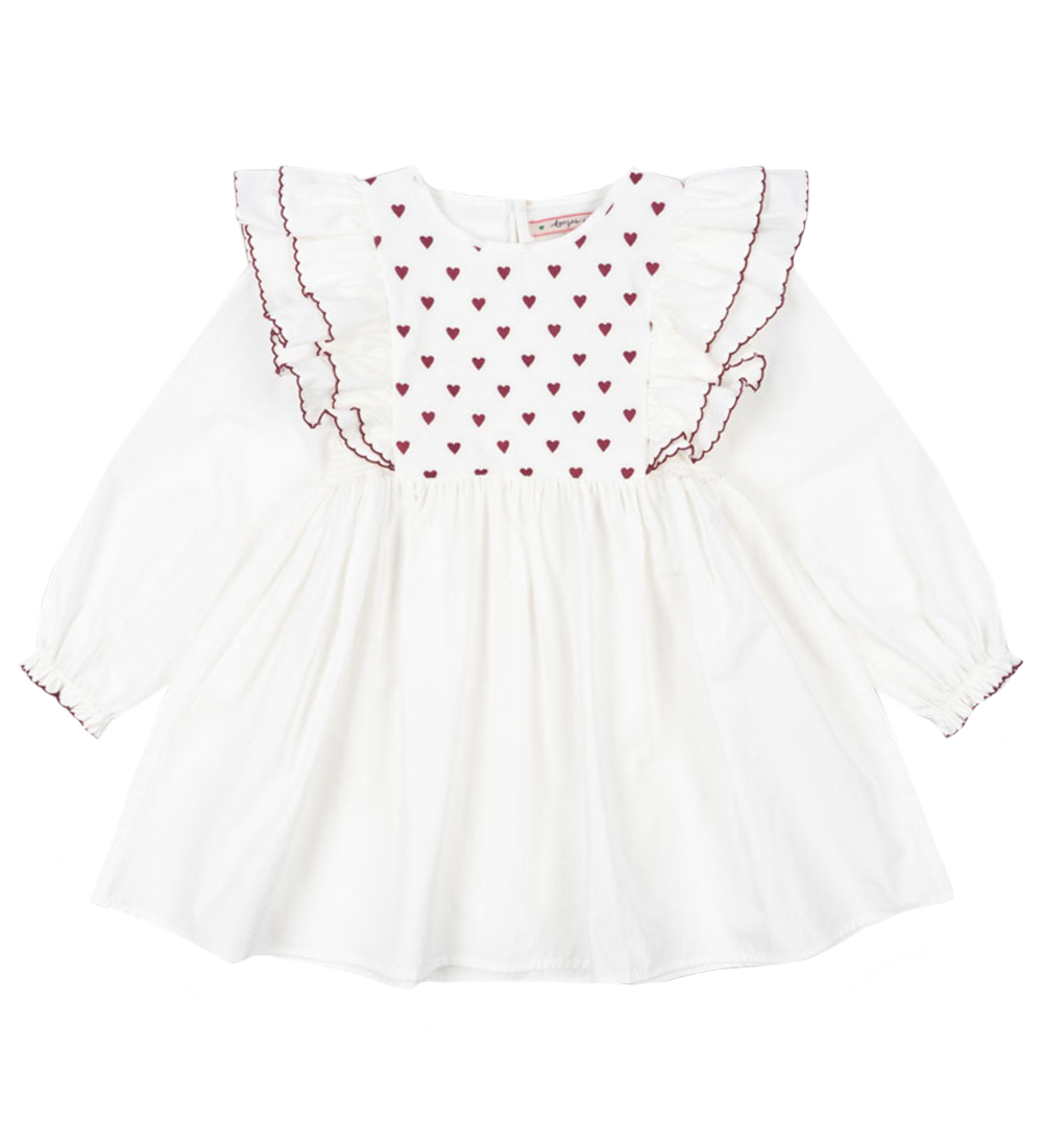 Konges Sløjd Dress - Coeur - Pure White