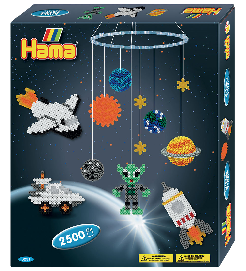 Hama Midi Gift Box - 2500 pcs - Space Baby Mobile